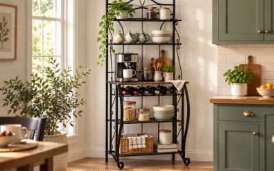 Build a Compact Coffee and Breakfast Station