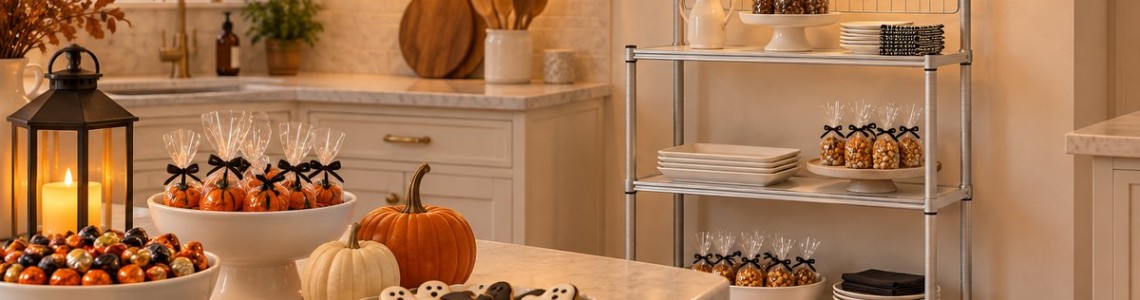 A Small-Space Halloween Gathering: Snacks, Serving and a Simple Reset