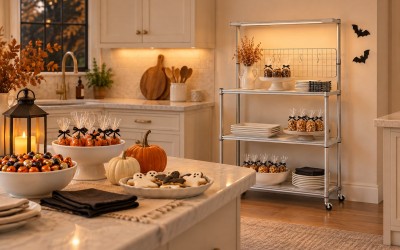 A Small-Space Halloween Gathering: Snacks, Serving and a Simple Reset