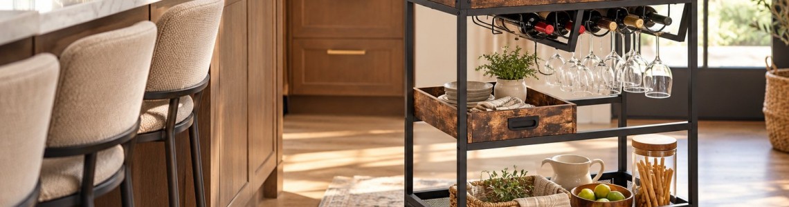 Kitchen Cart or Fixed Island: Which Fits Your Routine?