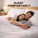 Honhorrs Bed Sheet Corner Holders, 4-Pack Foldable ABS Bases and Locking Clips for Fitted Sheets