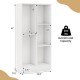 Honhorrs 41-Inch Five-Cube Bookcase, Mixed-Size Storage and Wide Base with Two Anti-Tipping Kits