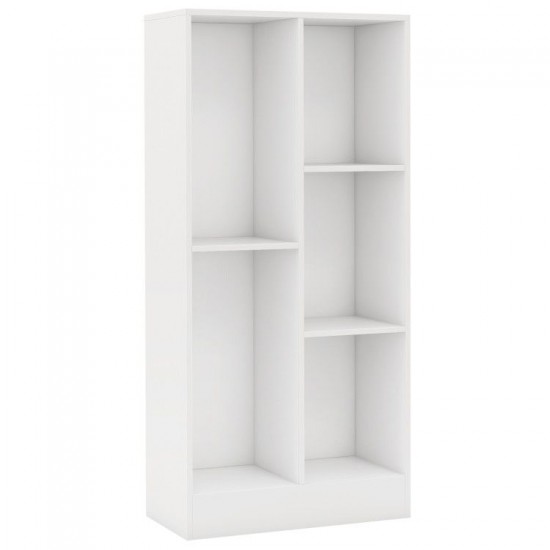 Honhorrs 41-Inch Five-Cube Bookcase, Mixed-Size Storage and Wide Base with Two Anti-Tipping Kits