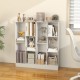 Honhorrs 41-Inch Five-Cube Bookcase, Mixed-Size Storage and Wide Base with Two Anti-Tipping Kits