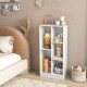 Honhorrs 41-Inch Five-Cube Bookcase, Mixed-Size Storage and Wide Base with Two Anti-Tipping Kits