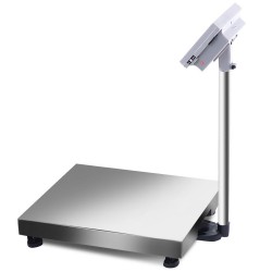 Honhorrs 660-Pound Digital Floor Platform Scale, Stainless Steel Deck and Separate Corded Display