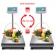 Honhorrs 660-Pound Digital Floor Platform Scale, Stainless Steel Deck and Separate Corded Display