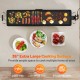 Honhorrs 35-Inch Electric Griddle, Four Temperature Settings with Drip Tray, Egg Rings and Spatulas