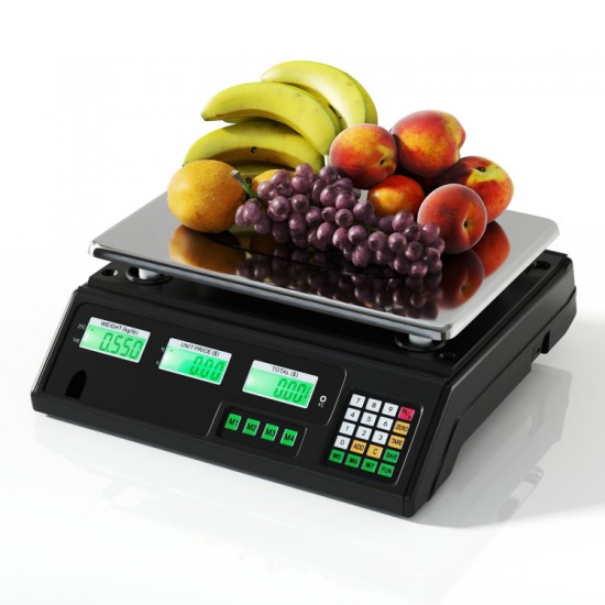 Honhorrs 88 lb Digital Food Scale with Parts Counting, Dual LCD and 7 Unit-Price Shortcut Keys