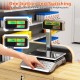 Honhorrs 88 lb Digital Price-Computing Food Scale with Pole-Mounted Dual LCD and Counting Mode