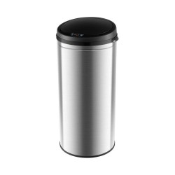 XVX 8-Gallon Touchless Stainless Steel Trash Can with Stay-Open Control and Slow-Closing Lid