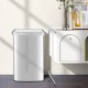 Honhorrs 13-Gallon Sensor Trash Bin, Stainless Body with Automatic Lid and Deodorizer Compartment