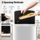 Honhorrs 13-Gallon Sensor Trash Bin, Stainless Body with Automatic Lid and Deodorizer Compartment