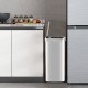 Honhorrs 13-Gallon Sensor Trash Bin, Stainless Body with Automatic Lid and Deodorizer Compartment