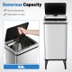 50-Liter Sensor Trash Can by Honhorrs: Stainless Steel, Anti-Fingerprint Finish and Stay-Open Mode