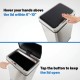 50-Liter Sensor Trash Can by Honhorrs: Stainless Steel, Anti-Fingerprint Finish and Stay-Open Mode