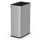 Honhorrs Sixteen-Gallon Sensor Trash Can with Wing Lids, Manual Stay-Open Mode and Bag Retainer Ring