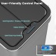 Honhorrs Sixteen-Gallon Sensor Trash Can with Wing Lids, Manual Stay-Open Mode and Bag Retainer Ring