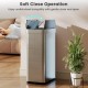 Honhorrs Sixteen-Gallon Sensor Trash Can with Wing Lids, Manual Stay-Open Mode and Bag Retainer Ring