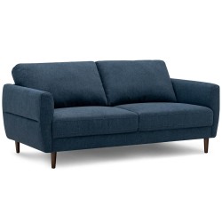 Honhorrs 72-Inch Fabric Loveseat, Spring-Supported Padded Seating on a Solid-Wood Frame and Legs
