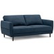 Honhorrs 72-Inch Fabric Loveseat, Spring-Supported Padded Seating on a Solid-Wood Frame and Legs