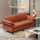 Honhorrs Fabric Loveseat with Metal Legs, Spring-Supported Seat and Separate Back and Arm Pillows