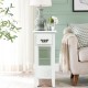 Honhorrs Pair of Two-Tier Sofa End Tables with Individual Drawers, Open Lower Shelves and Table Tops