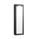 Honhorrs Hanging Mirror Jewelry Cabinet, Five Interior LED Lights and Lockable Door or Wall Storage