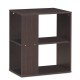 Honhorrs Three-Tier Open End Table, Engineered-Wood Shelves for Sofa-Side and Bedside Organization