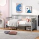 Twin Pine Wood Daybed by Honhorrs — Three Side Rails, Slatted Mattress Support and Under-Bed Space