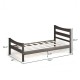 Honhorrs Twin Pine Platform Bed Frame: Plywood Mattress Slats, Headboard, Footboard and Open Base