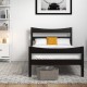 Honhorrs Twin Pine Platform Bed Frame: Plywood Mattress Slats, Headboard, Footboard and Open Base