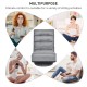 Five-Position Floor Gaming Chair by Honhorrs, Folding Backrest, 360-Degree Swivel and Covered Base