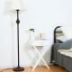 Honhorrs White X-Frame Side Table, Single Drawer and Display Top for Bedside or Living-Room Storage