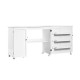 Honhorrs Folding Sewing Workstation, Three Tool Bins and Cabinet Shelves on Lockable Rolling Casters