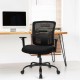 Honhorrs Big-and-Tall Mesh Office Chair, 400-Pound Capacity with Adjustable Lumbar Support and Arms