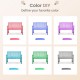Owlyin Two-Seat Eucalyptus Garden Bench, Curved Seat with High Back and Open Slatted Construction
