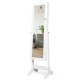 Honhorrs Lockable Jewelry Cabinet and Full-Length Dressing Mirror with Four Adjustable Tilt Angles