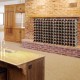 Honhorrs 36-Bottle Stackable Wooden Wine Rack with Modular Sections and Curved Bottle Supports