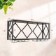 Honhorrs Wall-Mounted Wine Rack for 39 Bottles and 12 Glasses with 6 Rows of Stemware Storage