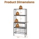 Honhorrs Lighted Wine Organizer, Twenty-Four Bottle Positions with Power Outlet and Eight Side Hooks