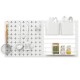 Wall Pegboard Organizer by Honhorrs — Magnetic Attachments, Hanging Hooks and Rounded-Corner Panels