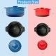 Honhorrs Ceramic Cooking Pot and Lid Set with Insulated Handles and Raindrop-Pattern Lid Interior