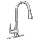 Honhorrs Touchless Kitchen Faucet with 16-Inch Pull-Out Sprayer, 3 Water Modes and 360-Degree Swivel