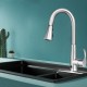 Honhorrs Touchless Kitchen Faucet with 16-Inch Pull-Out Sprayer, 3 Water Modes and 360-Degree Swivel