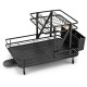 Honhorrs Collapsible Two-Tier Dish Drainer with Removable Tray and 360-Degree Swiveling Drain Spout