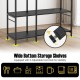 Honhorrs 5-Tier Kitchen Baker's Rack with Charging Station, 10 S-Hooks and Adjustable Foot Pads