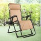 Owlyin Oversized Folding Zero-Gravity Lounge Seat, Reclining Back with Movable Pillow and Cup Holder