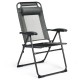 Honhorrs Four Folding Patio Recliners, Seven Backrest Settings with Headrests and Steel Frames