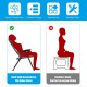 Honhorrs Four Folding Patio Recliners, Seven Backrest Settings with Headrests and Steel Frames